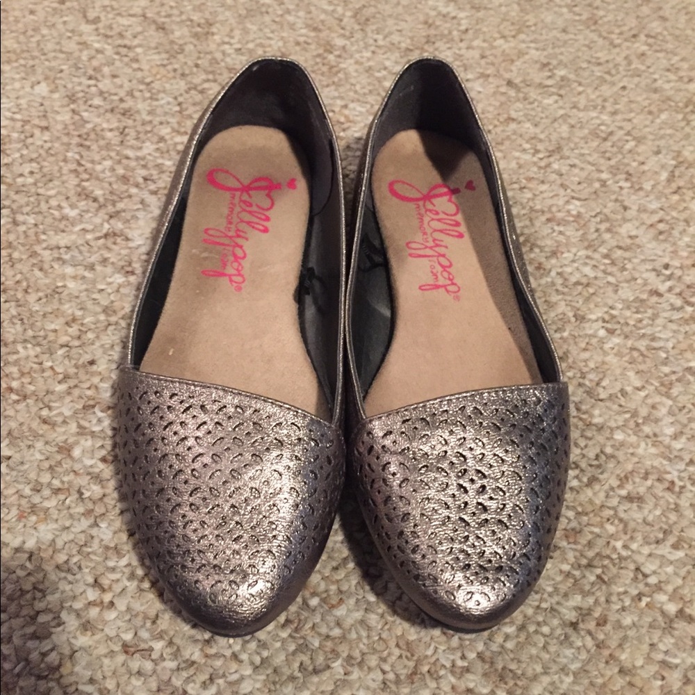 Jellypop Bronze Memory foam flats